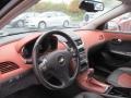 2008 Chevrolet Malibu Ebony/Brick Red Interior Dashboard Photo