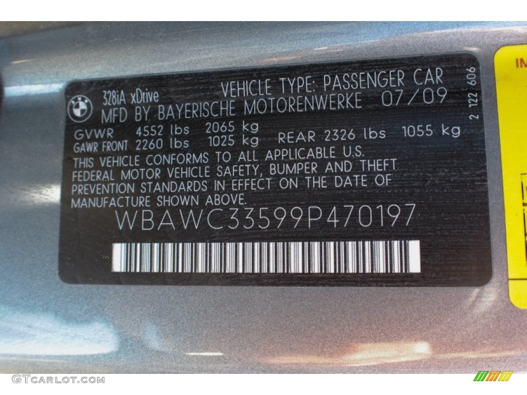 2009 3 Series 328xi Coupe - Space Grey Metallic / Black photo #16