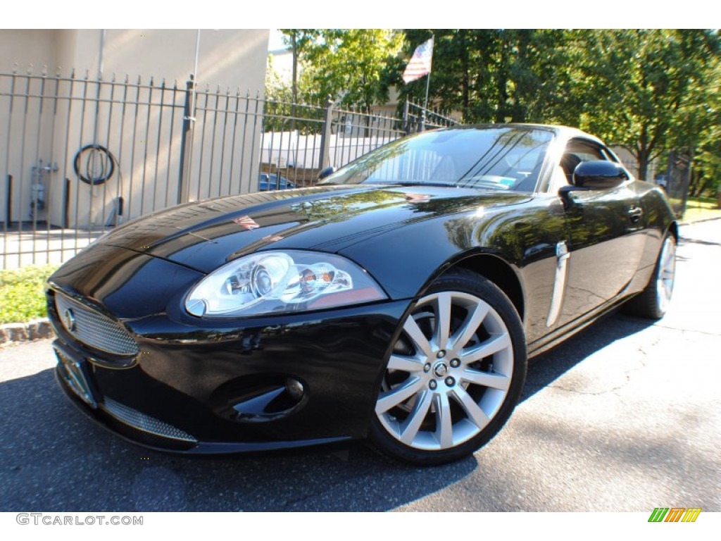 2009 XK XK8 Convertible - Ultimate Black / Charcoal photo #1