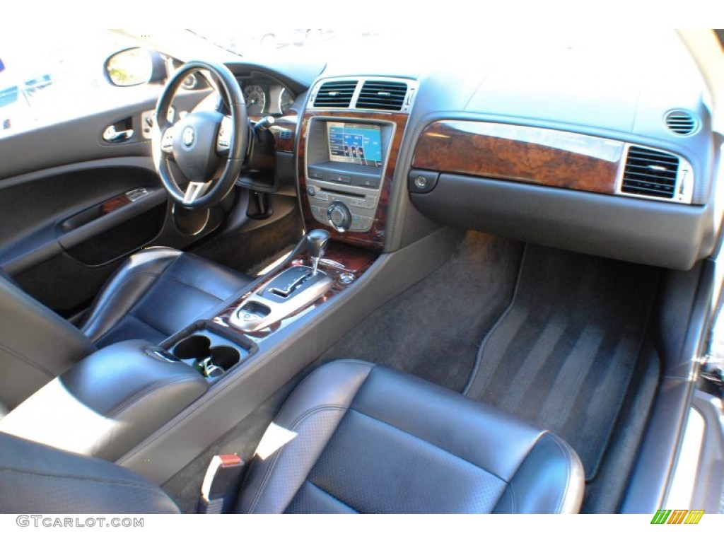 2009 Jaguar XK XK8 Convertible Charcoal Dashboard Photo #71579126