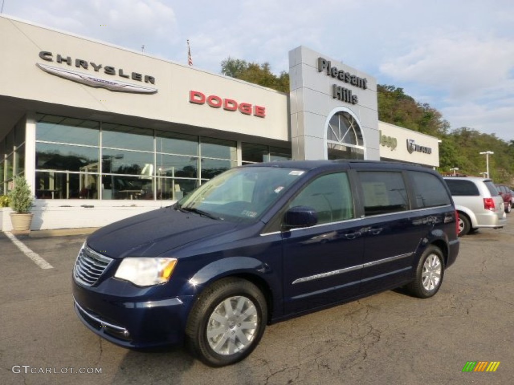 2013 Town & Country Touring - True Blue Pearl / Black/Light Graystone photo #1