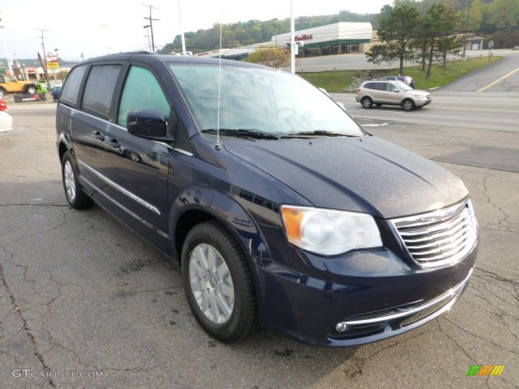 2013 Town & Country Touring - True Blue Pearl / Black/Light Graystone photo #7