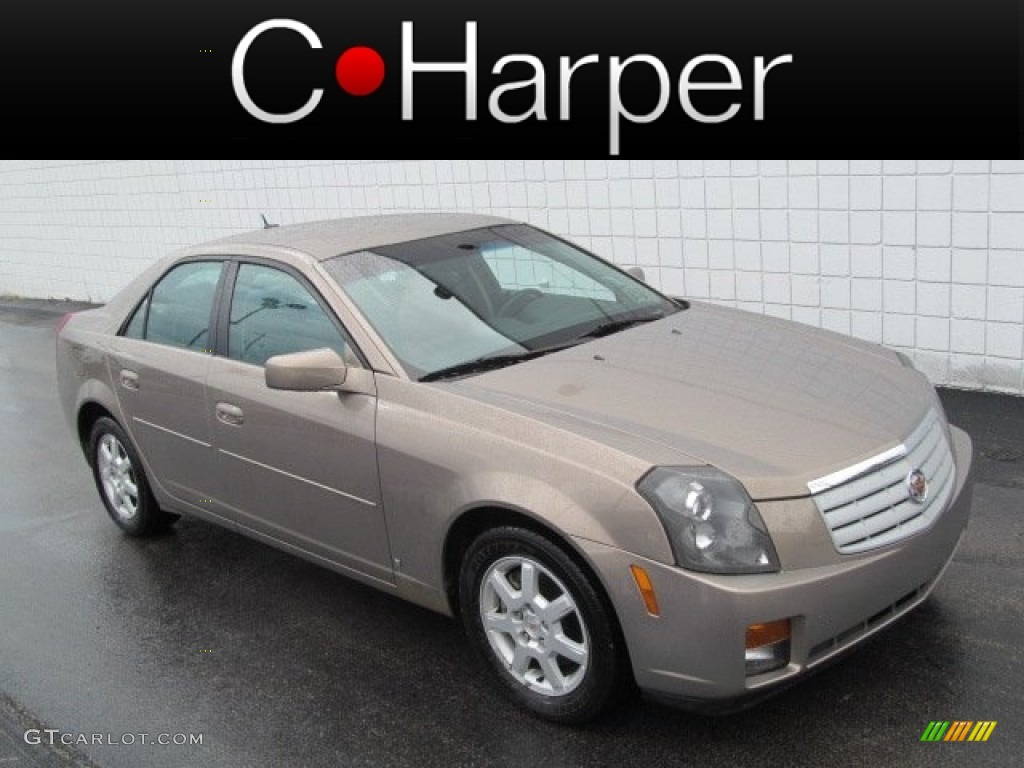 2007 CTS Sedan - Radiant Bronze / Ebony photo #1
