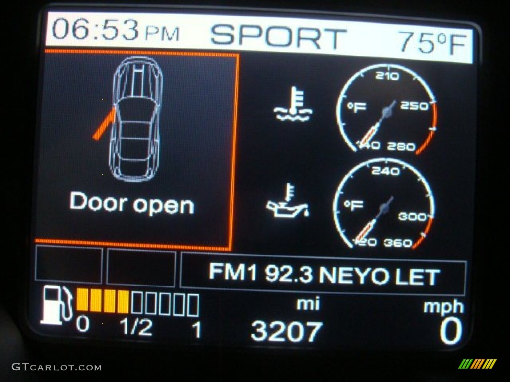 2010 Ferrari California Standard California Model Gauges Photo #71580273