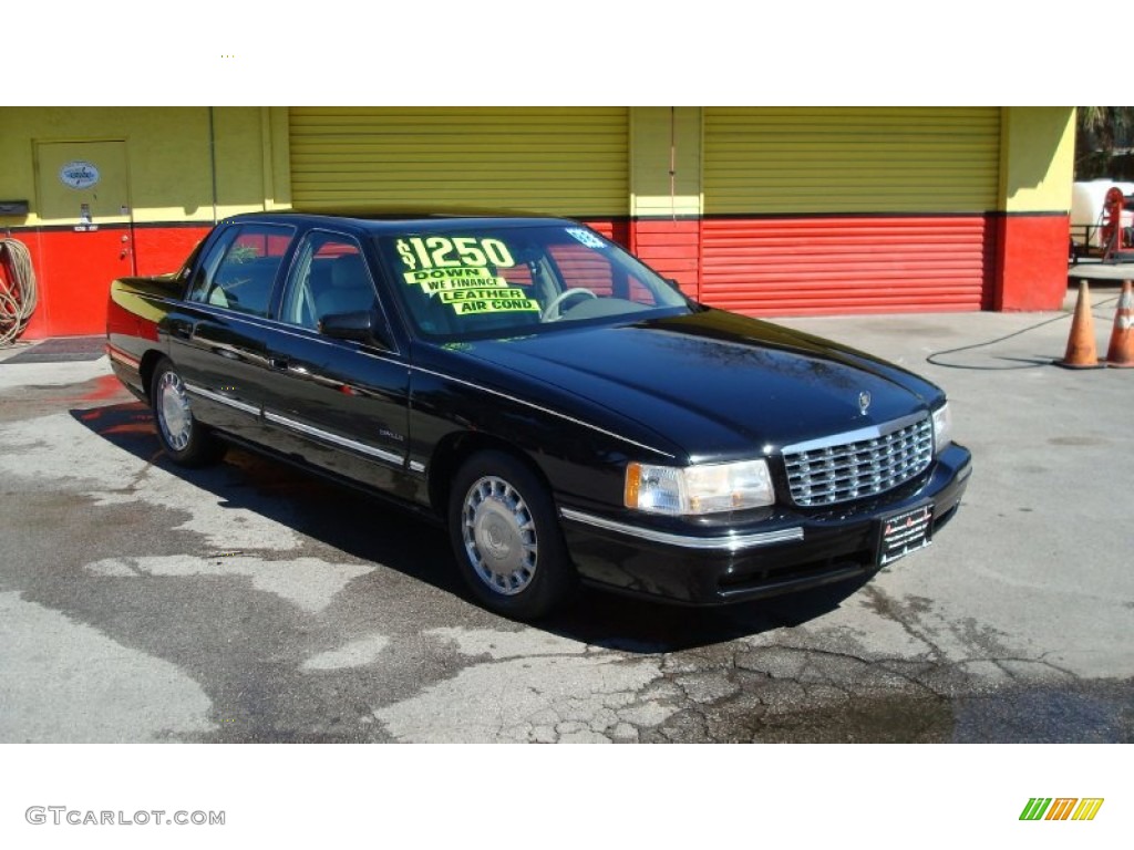 1998 DeVille Sedan - Black / Shale photo #1
