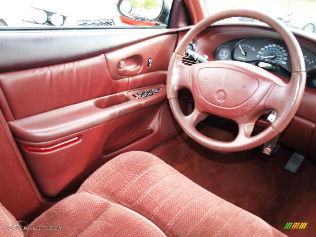 1998 Buick Century Custom Bordeaux Red Steering Wheel Photo #71580644