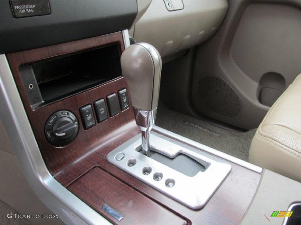 2008 Pathfinder LE 4x4 - Super Black / Cafe Latte photo #14