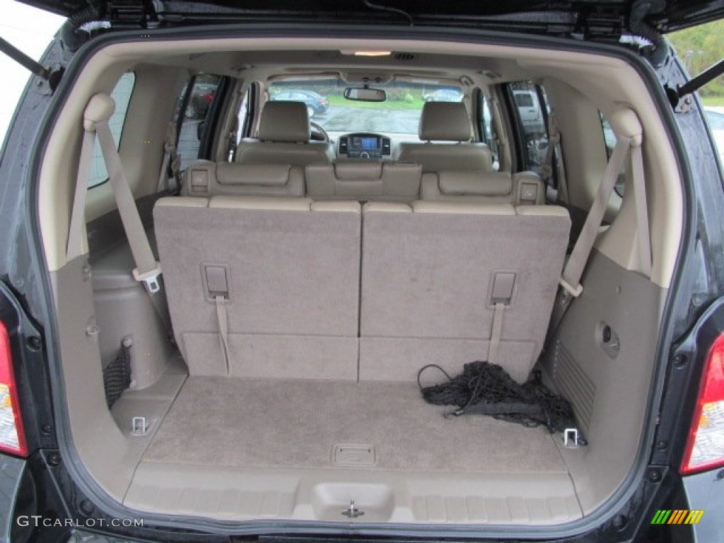 2008 Pathfinder LE 4x4 - Super Black / Cafe Latte photo #22