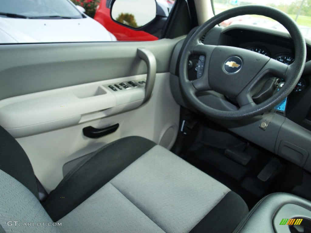 2009 Silverado 1500 Extended Cab - Summit White / Dark Titanium photo #11