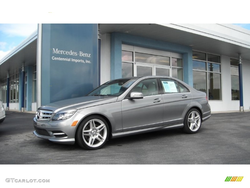 2011 C 350 Sport - Palladium Silver Metallic / Grey/Black photo #1