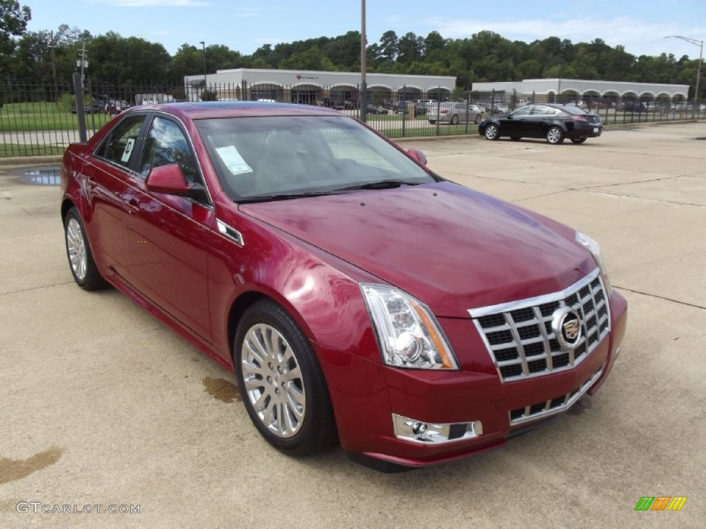 Crystal Red Tintcoat 2013 Cadillac CTS 3.6 Sedan Exterior Photo #71582303