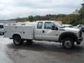 2012 Oxford White Ford F450 Super Duty XL SuperCab Chassis 4x4  photo #1