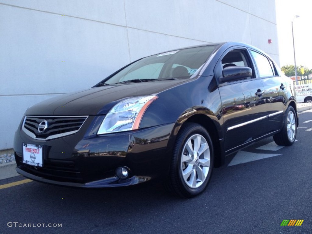 2010 Sentra 2.0 SL - Espresso Black Metallic / Charcoal photo #1