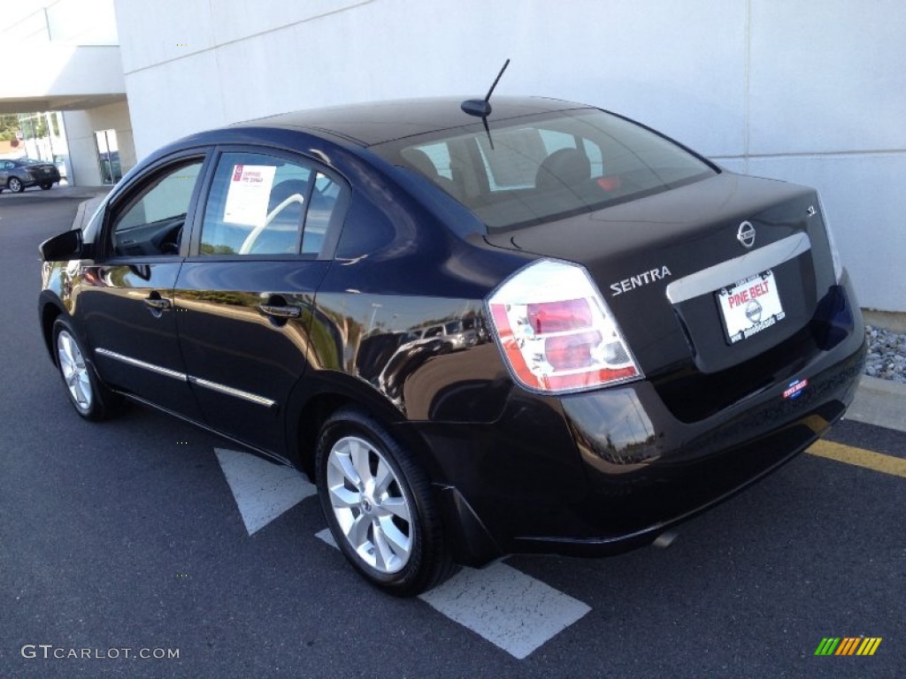 2010 Sentra 2.0 SL - Espresso Black Metallic / Charcoal photo #5