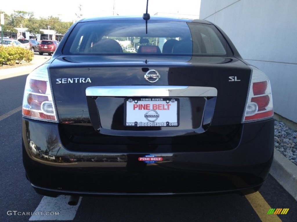 2010 Sentra 2.0 SL - Espresso Black Metallic / Charcoal photo #6