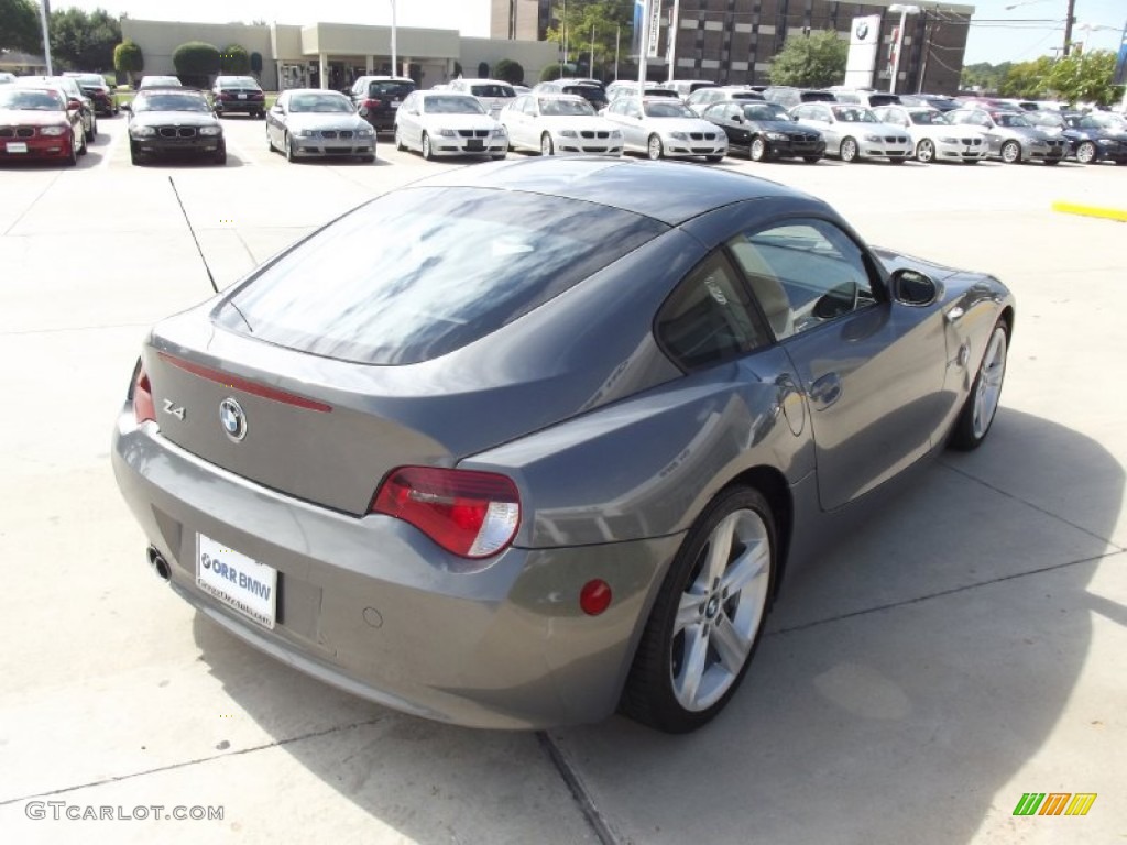 2007 Z4 3.0si Coupe - Stratus Grey Metallic / Black photo #3