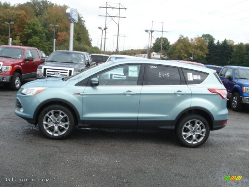 Frosted Glass Metallic 2013 Ford Escape SEL 2.0L EcoBoost 4WD Exterior Photo #71584659