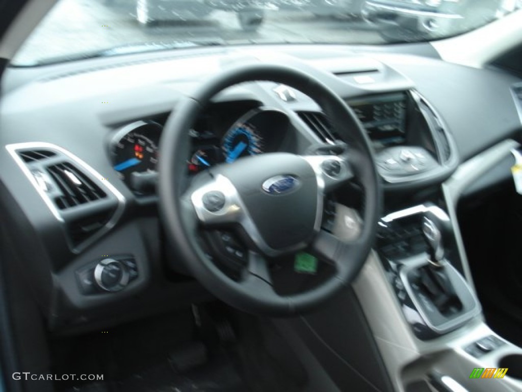 2013 Escape SEL 1.6L EcoBoost 4WD - Frosted Glass Metallic / Charcoal Black photo #10