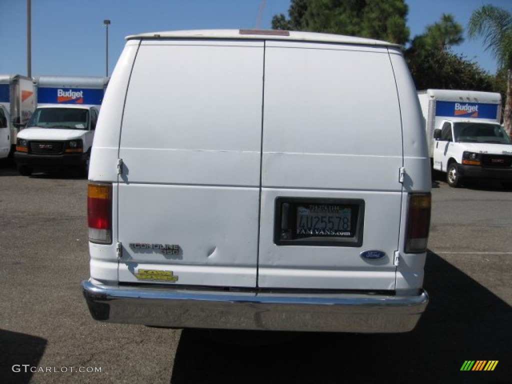 1993 E Series Van E350 Commercial - White / Gray photo #5