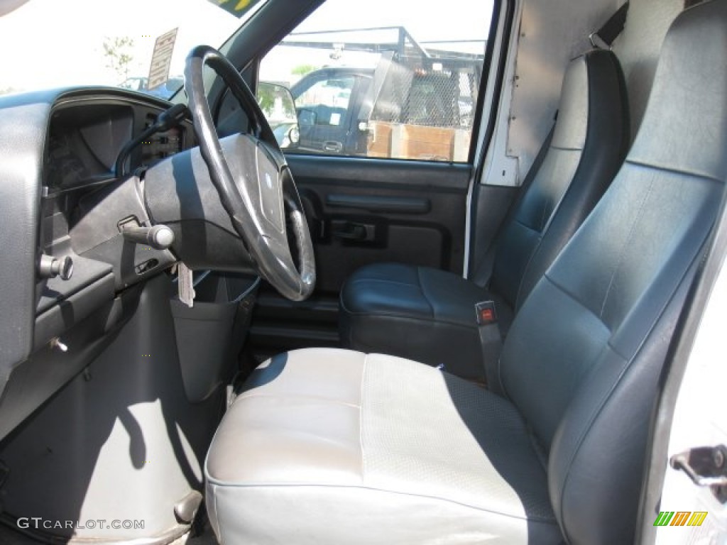 1993 E Series Van E350 Commercial - White / Gray photo #9