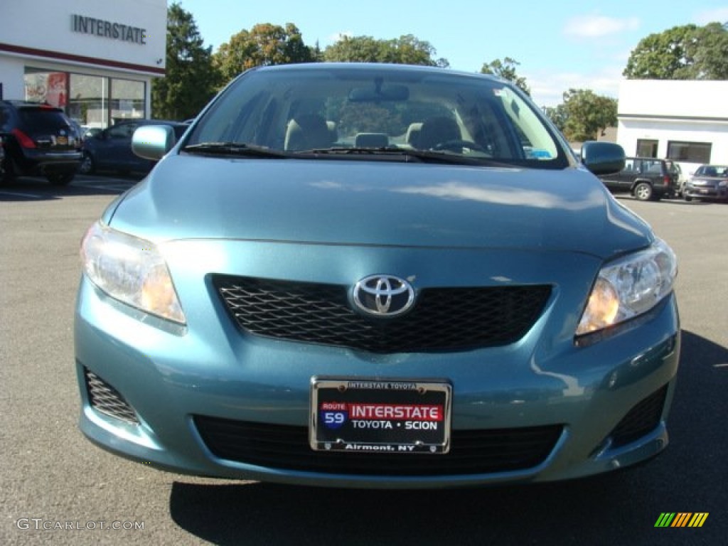 2009 Corolla LE - Capri Sea Green Metallic / Bisque photo #2