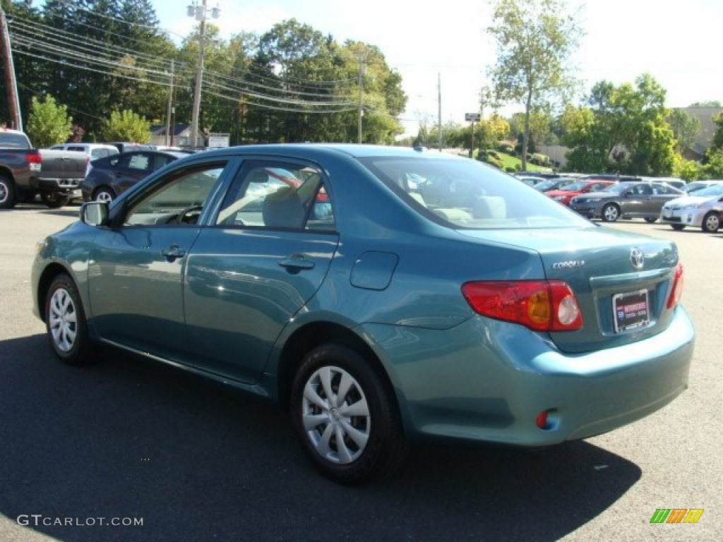 2009 Corolla LE - Capri Sea Green Metallic / Bisque photo #6