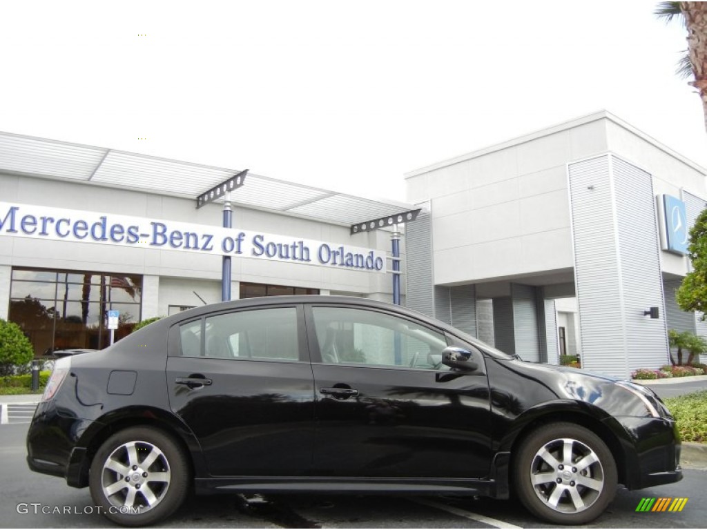 2011 Sentra 2.0 SL - Super Black / Charcoal photo #1