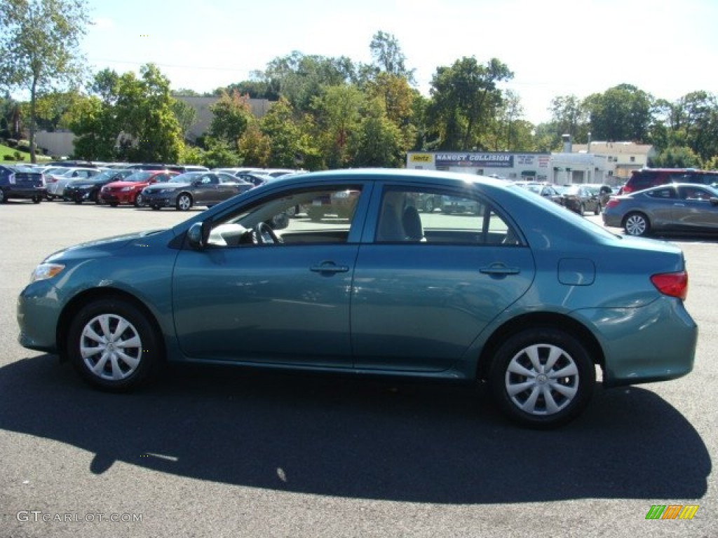 2009 Corolla LE - Capri Sea Green Metallic / Bisque photo #7