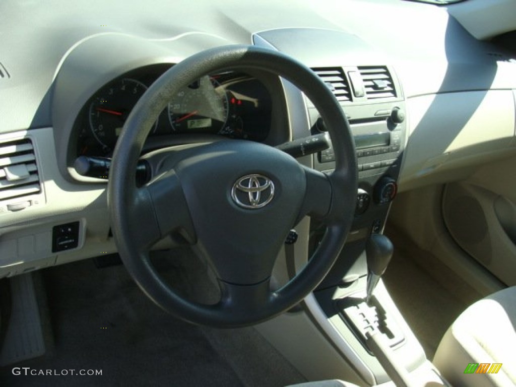 2009 Corolla LE - Capri Sea Green Metallic / Bisque photo #9