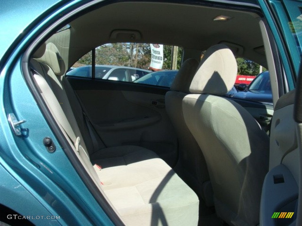 2009 Corolla LE - Capri Sea Green Metallic / Bisque photo #18