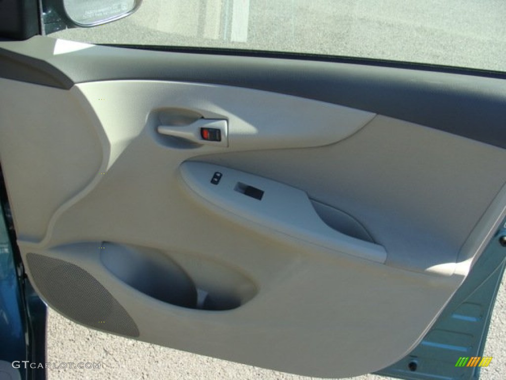 2009 Corolla LE - Capri Sea Green Metallic / Bisque photo #19