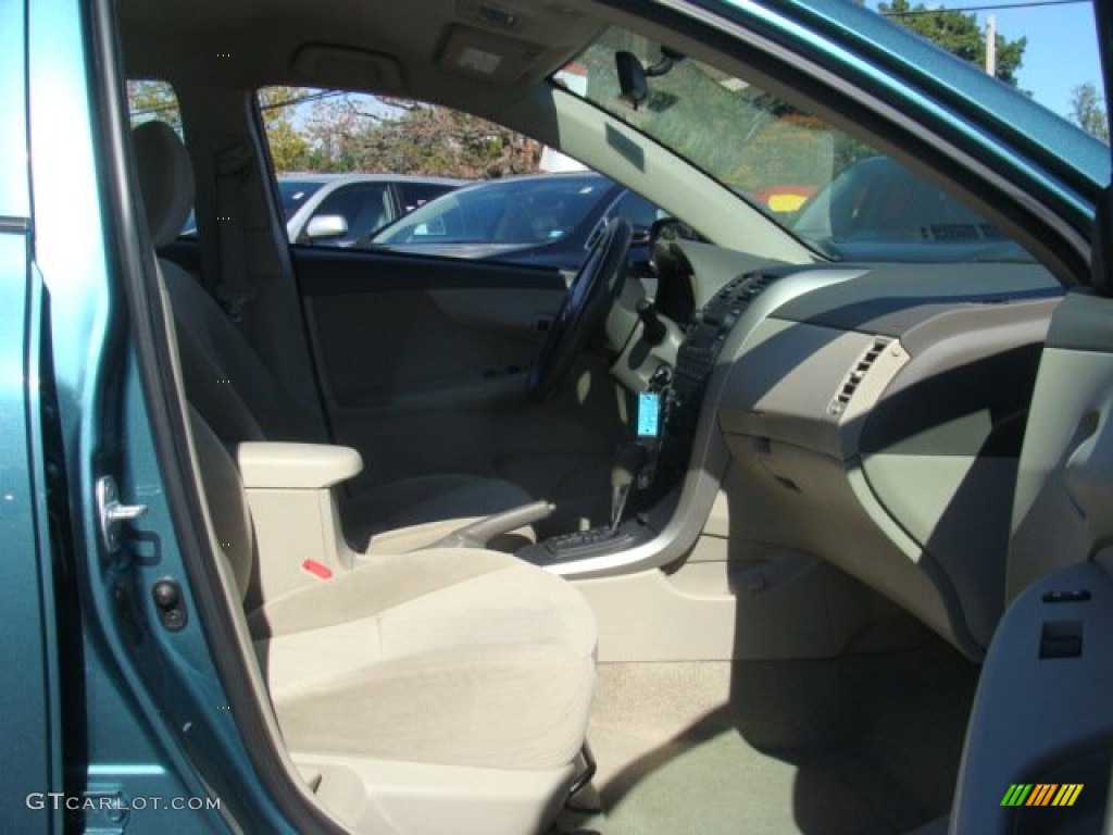 2009 Corolla LE - Capri Sea Green Metallic / Bisque photo #21