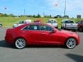 2013 Crystal Red Tintcoat Cadillac ATS 3.6L Premium AWD  photo #2