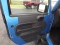 2010 Surf Blue Pearl Jeep Wrangler Unlimited Rubicon 4x4  photo #12