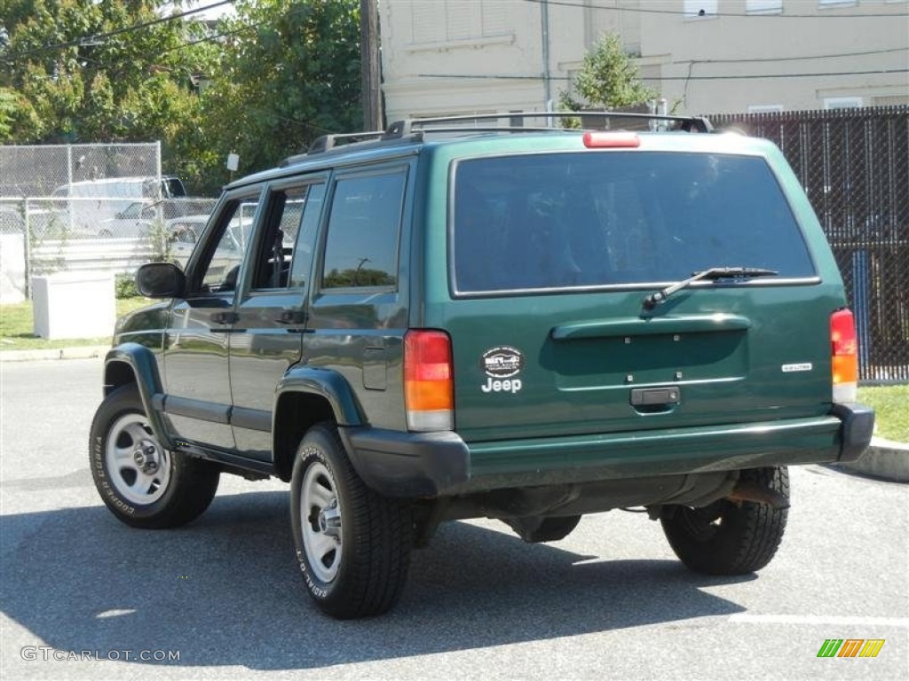 2001 Cherokee Sport - Forest Green Pearlcoat / Agate photo #4