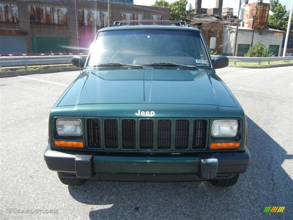 Forest Green Pearlcoat 2001 Jeep Cherokee Sport Exterior Photo #71587059
