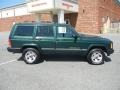 2001 Forest Green Pearlcoat Jeep Cherokee Sport  photo #13