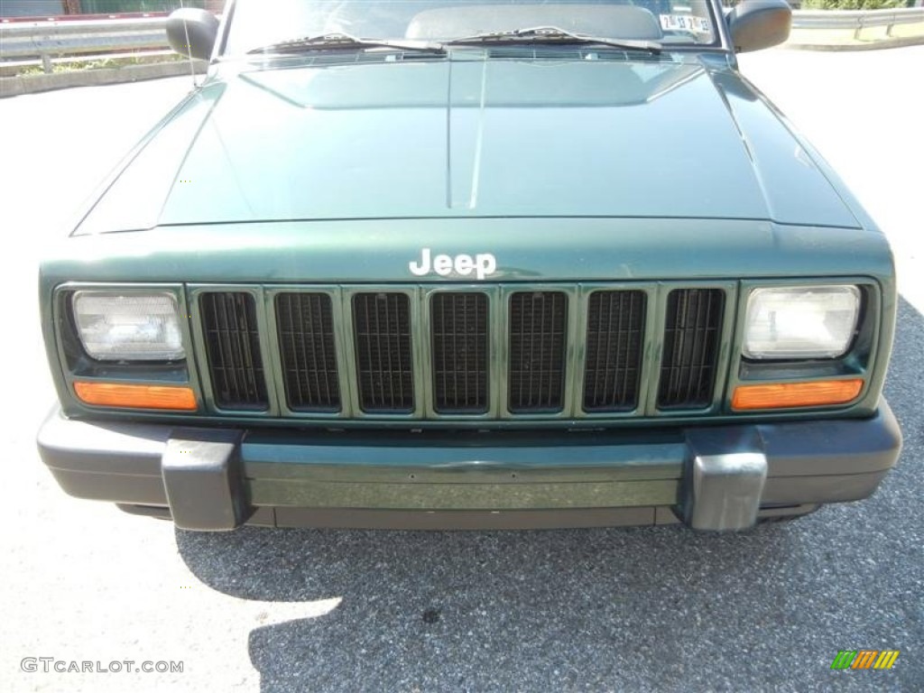 2001 Cherokee Sport - Forest Green Pearlcoat / Agate photo #19