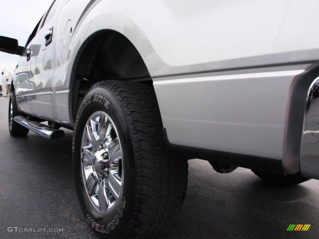 2010 F150 XLT SuperCrew 4x4 - Ingot Silver Metallic / Medium Stone photo #4