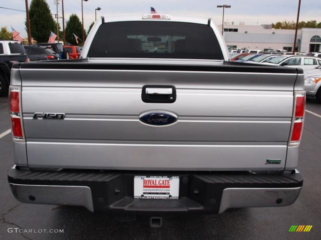 2010 F150 XLT SuperCrew 4x4 - Ingot Silver Metallic / Medium Stone photo #6