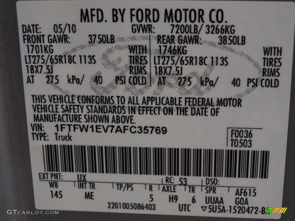 2010 F150 XLT SuperCrew 4x4 - Ingot Silver Metallic / Medium Stone photo #17