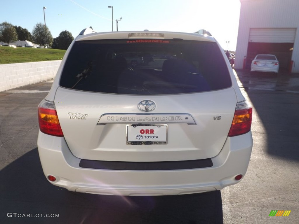 2009 Highlander Limited - Blizzard White Pearl / Sand Beige photo #6