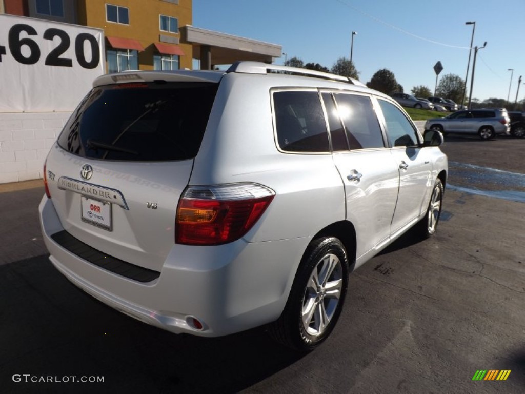 2009 Highlander Limited - Blizzard White Pearl / Sand Beige photo #7