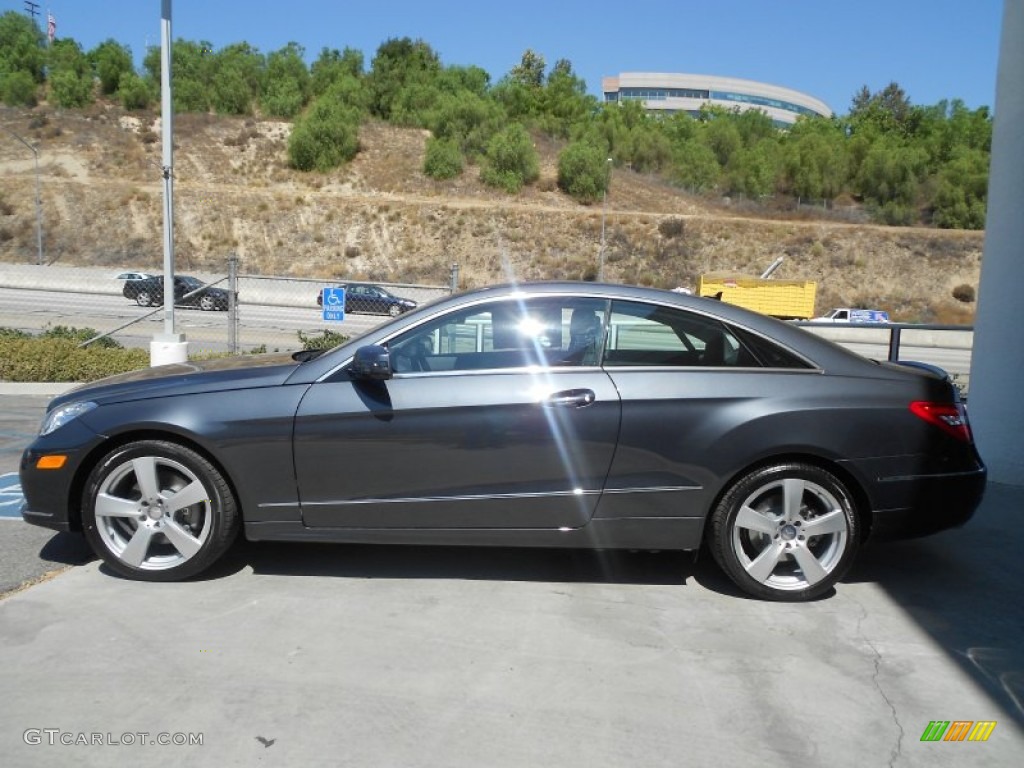 Steel Grey Metallic 2013 Mercedes-Benz E 350 Coupe Exterior Photo #71588916