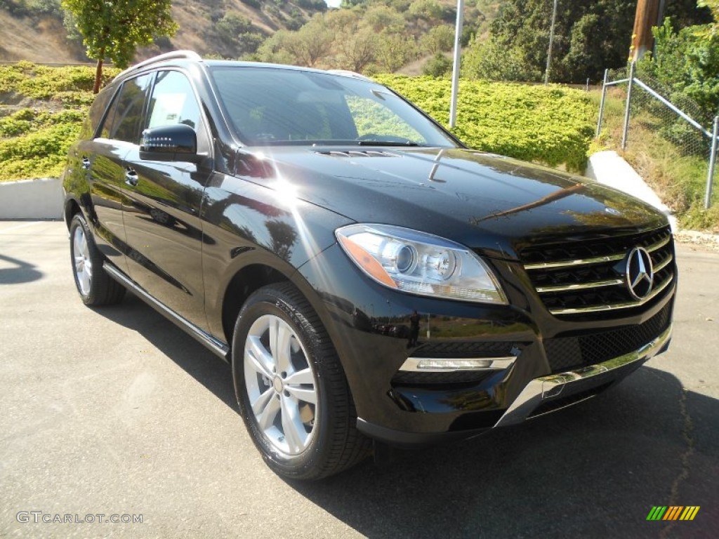 2013 ML 350 4Matic - Black / Black photo #1