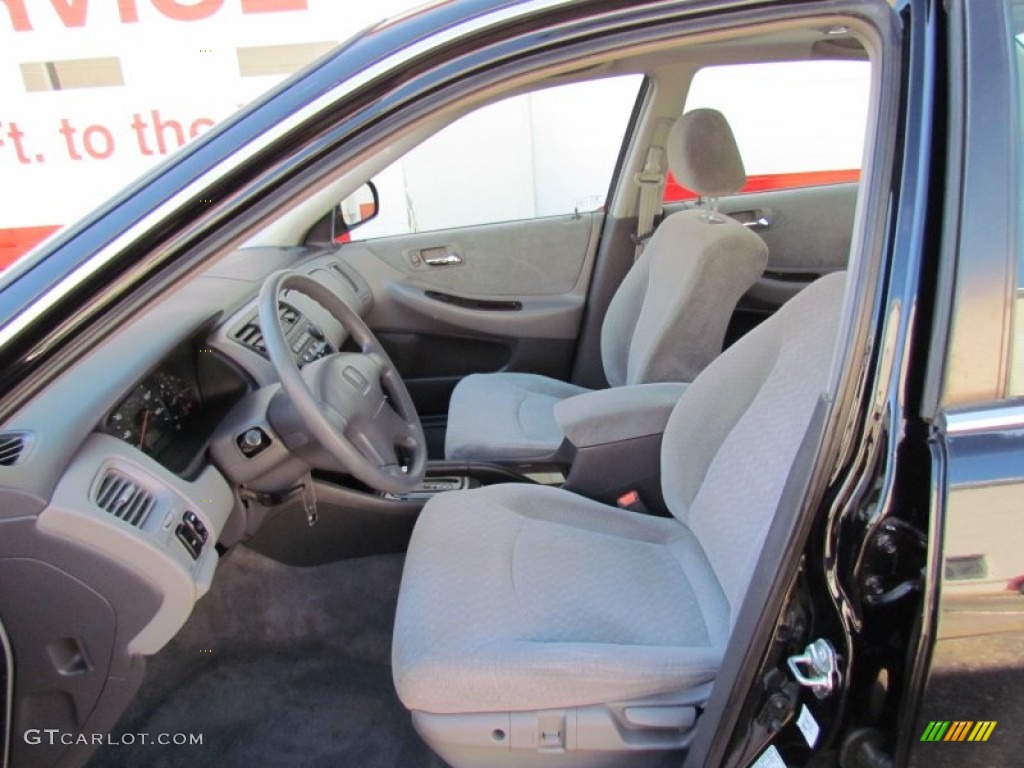 2002 Accord SE Sedan - Nighthawk Black Pearl / Quartz Gray photo #10