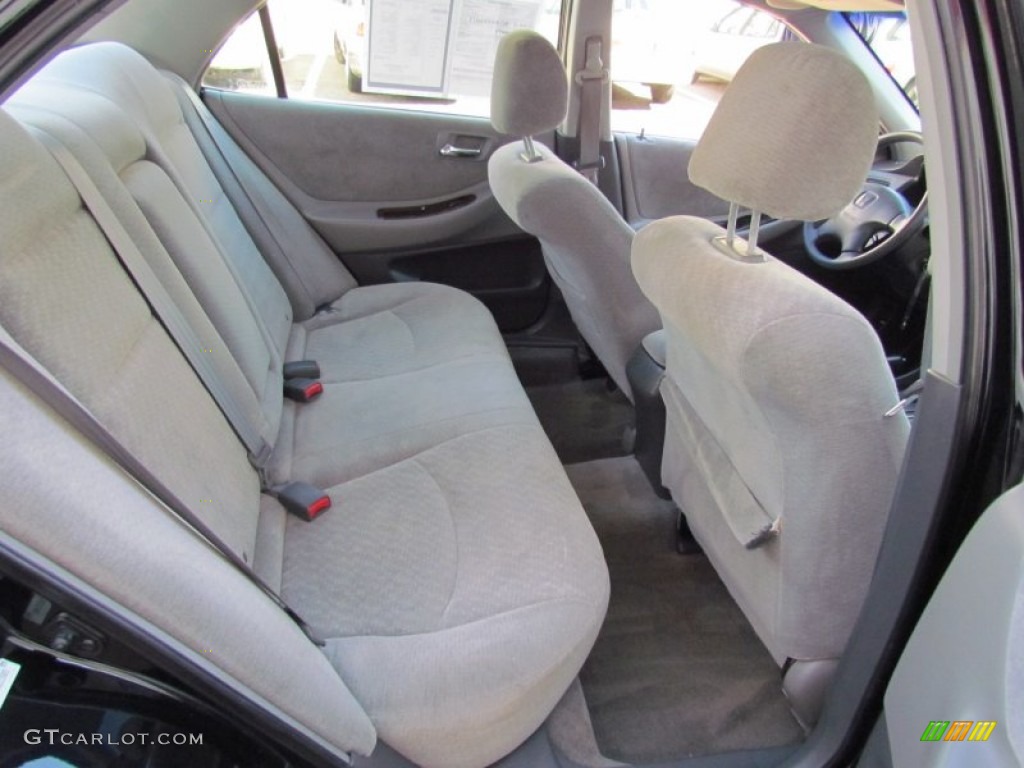 2002 Accord SE Sedan - Nighthawk Black Pearl / Quartz Gray photo #24