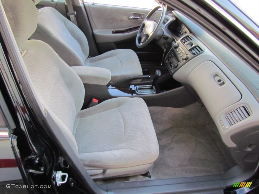 2002 Accord SE Sedan - Nighthawk Black Pearl / Quartz Gray photo #27
