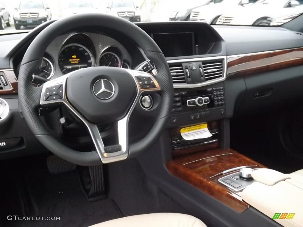 2013 Mercedes-Benz E 350 4Matic Sedan Almond Dashboard Photo #71590446