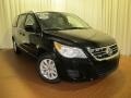 2012 Nocturne Black Metallic Volkswagen Routan SE  photo #2